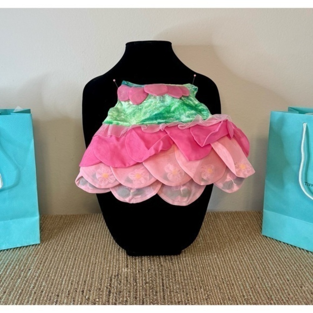 🌸Vintage Build-A-Bear Flower Ruffle Dress💐